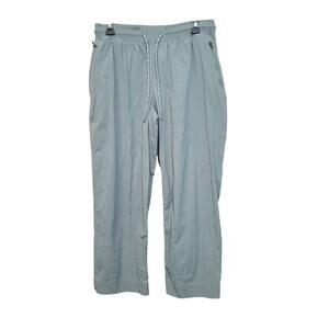 Athleta Light Blue Cropped Drawstring Pants